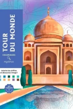 Tour du monde. Coloriez les chiffres et découvrez l'image !, Aurélia Bertrand