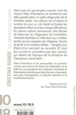 Tout commence par la baleine, Cristina Sandu