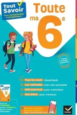 Toute ma 6e. Avec le Guide parents détachable, Marjorie Champetier