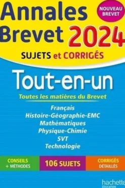 Tout-en-un 3e. Sujets et corrigés, Edition 2024, Sébastien Dessaint