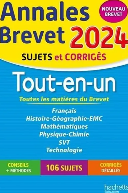 Tout-en-un 3e. Sujets et corrigés, Edition 2024, Sébastien Dessaint
