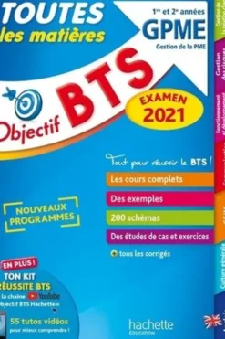 Toutes les matières BTS 1re et 2e année GPME. Gestion de la PME, Edition 2021, Jacqueline Thédié
