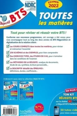 Toutes les matières 1re et 2e années NDRC. Edition 2022, Hervé Kéradec