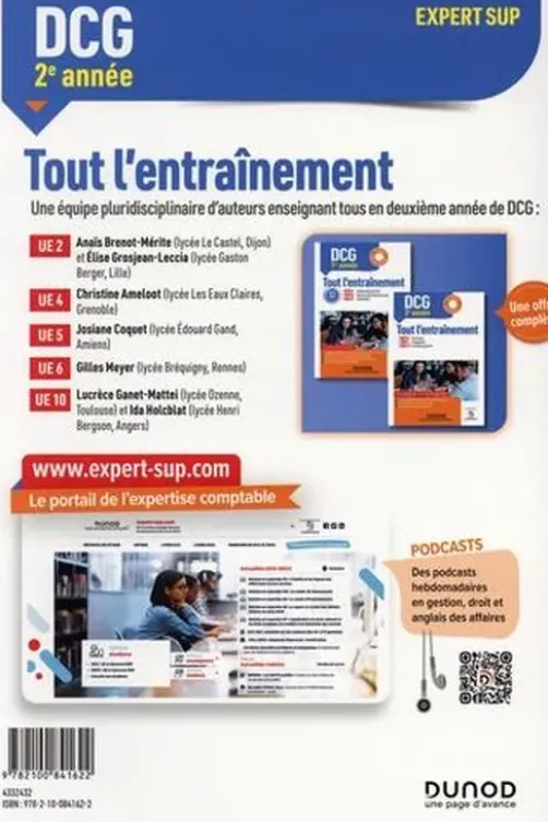 Tout l'entraînement DCG 2e année. Edition 2022-2023, Anaïs Brenot