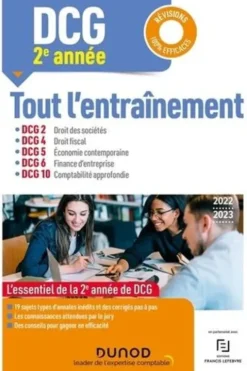 Tout l'entraînement DCG 2e année. Edition 2022-2023, Anaïs Brenot