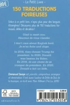 150 traductions foireuses, Emmanuel Savoye