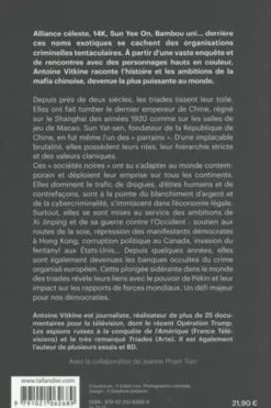 Triades. La mafia chinoise à la conquête du monde, Antoine Vitkine