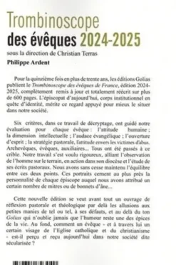 Trombinoscope des évêques. Edition 2024-2025, Philippe Ardent