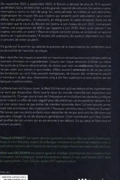 Trop risquées, les cryptos ? Le guide ultime pour investir prudemment, Thibault Verbiest