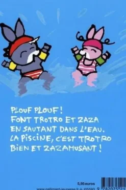 Trotro et Zaza Tome 37 : Trotro et Zaza vont à la piscine, Bénédicte Guettier