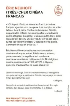 (très) Cher cinéma français, Eric Neuhoff