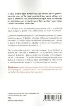 Un anthropologue dans ma famille. Menez une enquête dont vos grands-parents seront les héros, Elsa Ramos