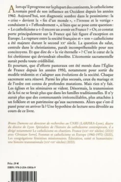 Un catholicisme en rupture. Sacrements et ministères en France depuis 1950, Bruno Dumons