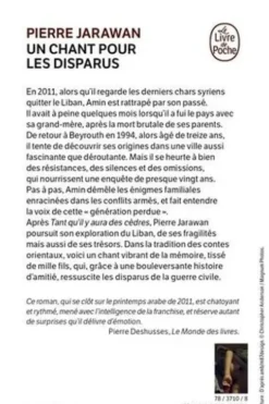 Un chant pour les disparus, Pierre Jarawan