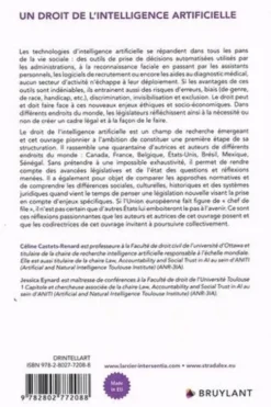 Un droit de l'intelligence artificielle. Entre règles sectorielles et régime général - Perspectives comparées, Céline Castets-Renard