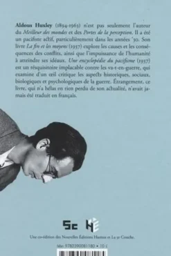 Une encyclopédie du pacifisme, Aldous Huxley