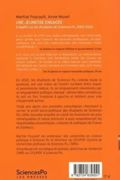 Une jeunesse engagée. Enquête sur les étudiants de Sciences Po 2002-2022, Martial Foucault