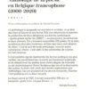 Une poésie de vingt ans. Anthologie de la poésie en Belgique francophone (2000-2020), Gérald Purnelle