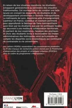 Vers une aire métropolitaine universitaire ? Etre étudiant dans la région lyonnaise, Chloé Morhain