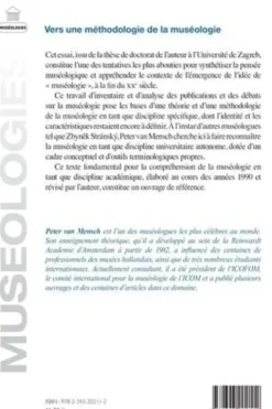 Vers une méthodologie de la muséologie, Peter Van Mensch