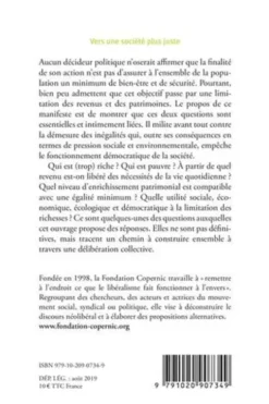 Vers une société plus juste. Manifeste pour un plafonnement des revenus et des patrimoines, Fondation Copernic