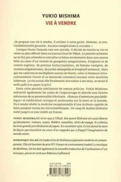 Vie à vendre, Yukio Mishima