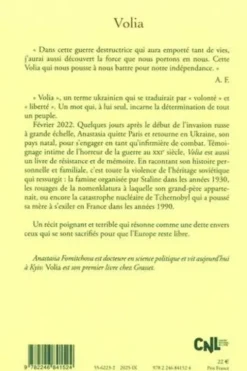 Volia. Engagée volontaire dans la résistance ukrainienne, Anastasia Fomitchova