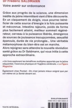 Votre avenir sur ordonnance. Rejoignez la nouvelle révolution santé, Frédéric Saldmann