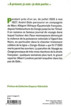 Voyage au Congo. Suivi de : Retour du Tchad, André Gide