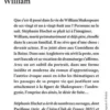 William, Stéphanie Hochet