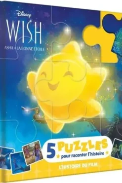 Wish, Asha et la bonne étoile. L'histoire du film, 5 puzzles pour raconter l'histoire, Disney